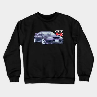 JDM CAR R33 V-SPEC Midnight Purple 400R Crewneck Sweatshirt